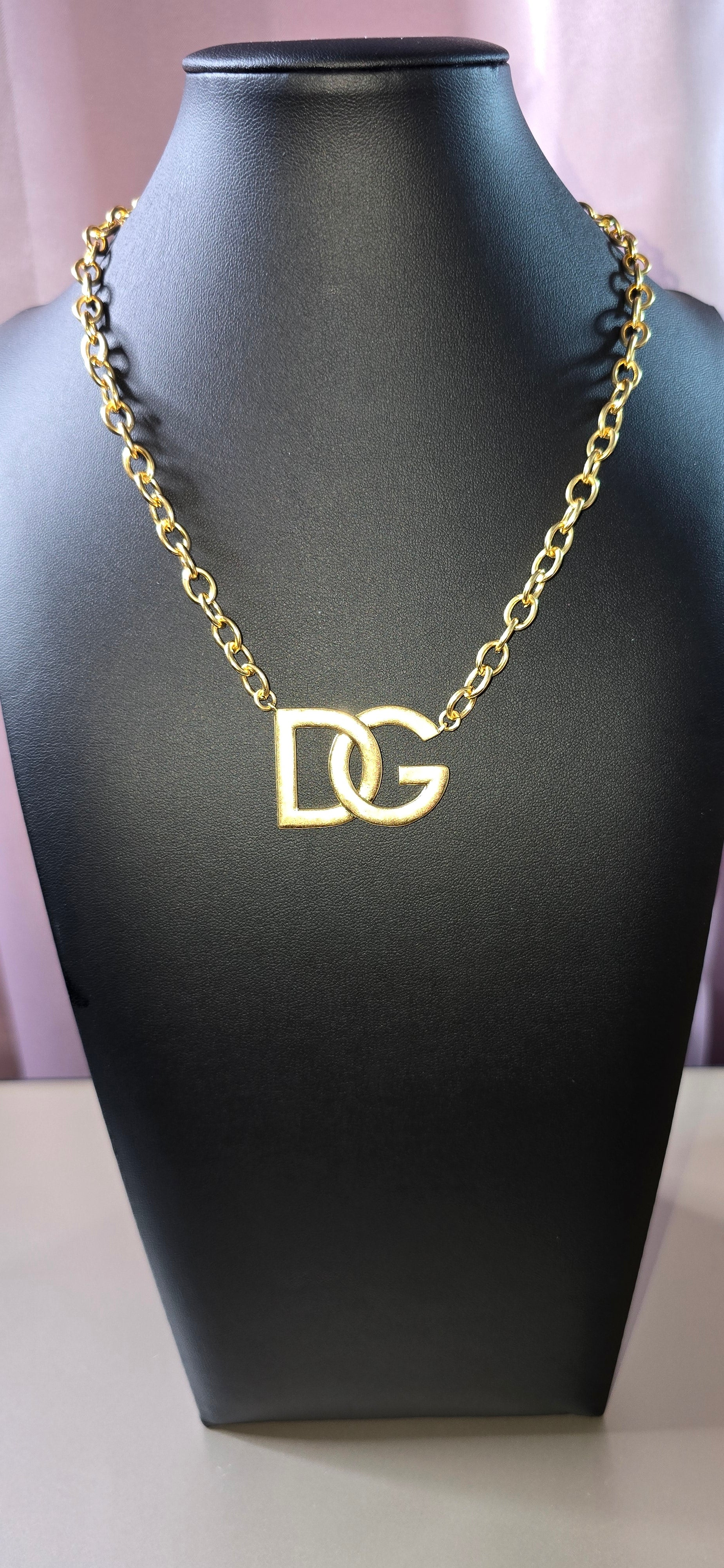 Gold D&G Necklace - Mourimani Beauty & Accessories