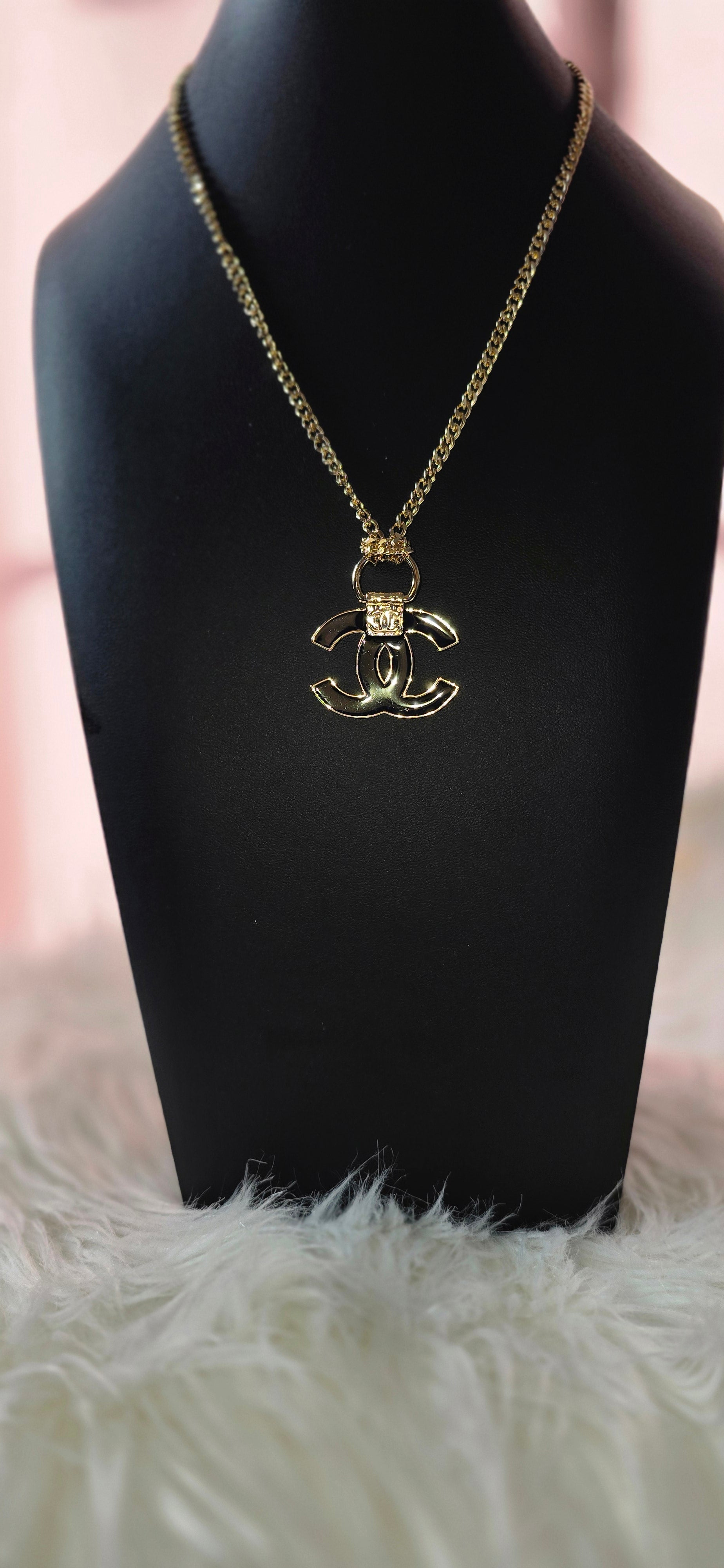 Gold CC Necklace - Mourimani Beauty & Accessories