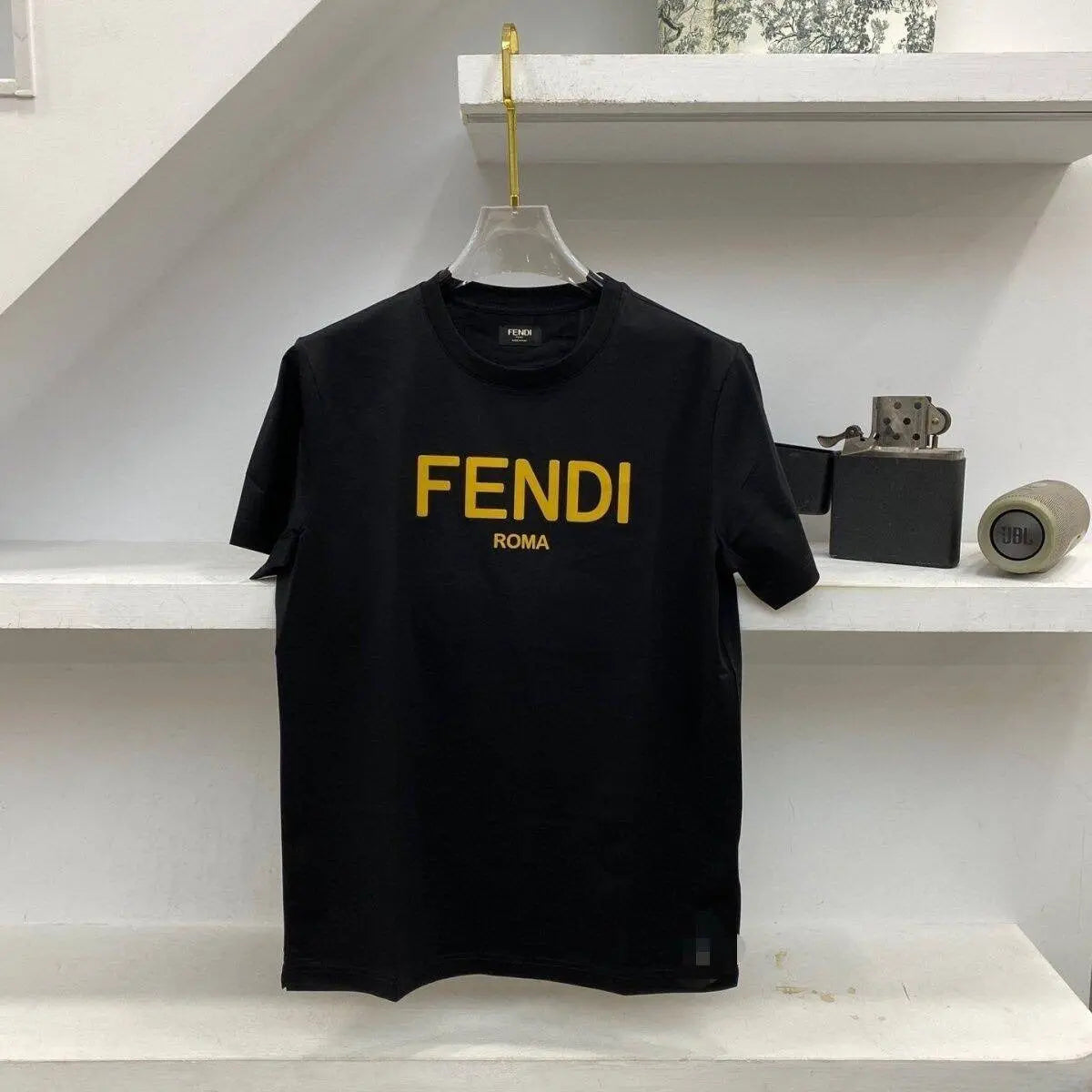 Designer Mens T-Shirts-Fendi Roma *NEW* Mourimani Beauty & Accessories