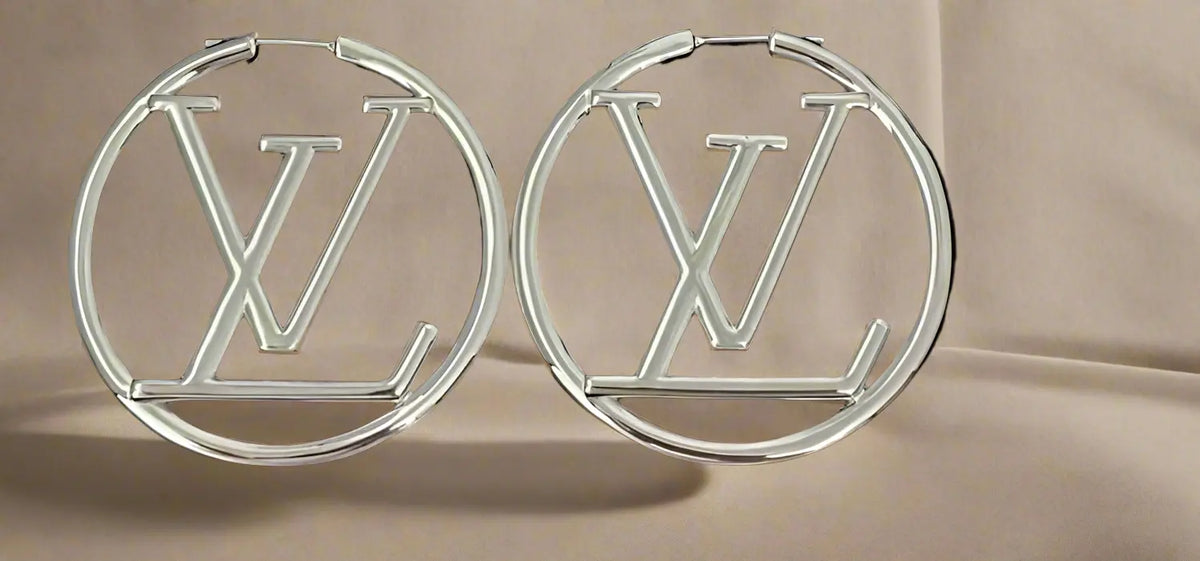 LV Hoops Earrings Large-5CM - Mourimani Beauty & Accessories