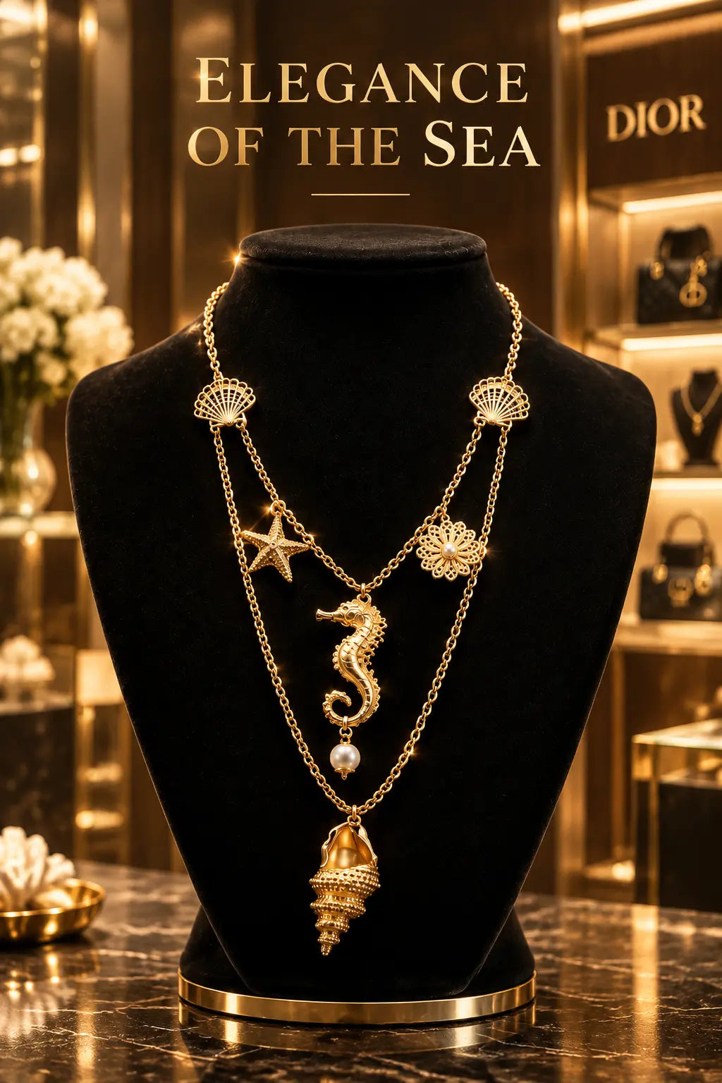 Designer Necklace ✨️NEW✨️ Mourimani Beauty & Accessories