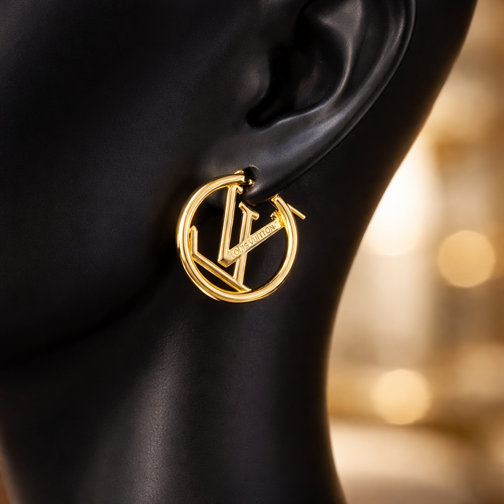 LV Hoops Extra SMALL-3CM - Mourimani Beauty & Accessories