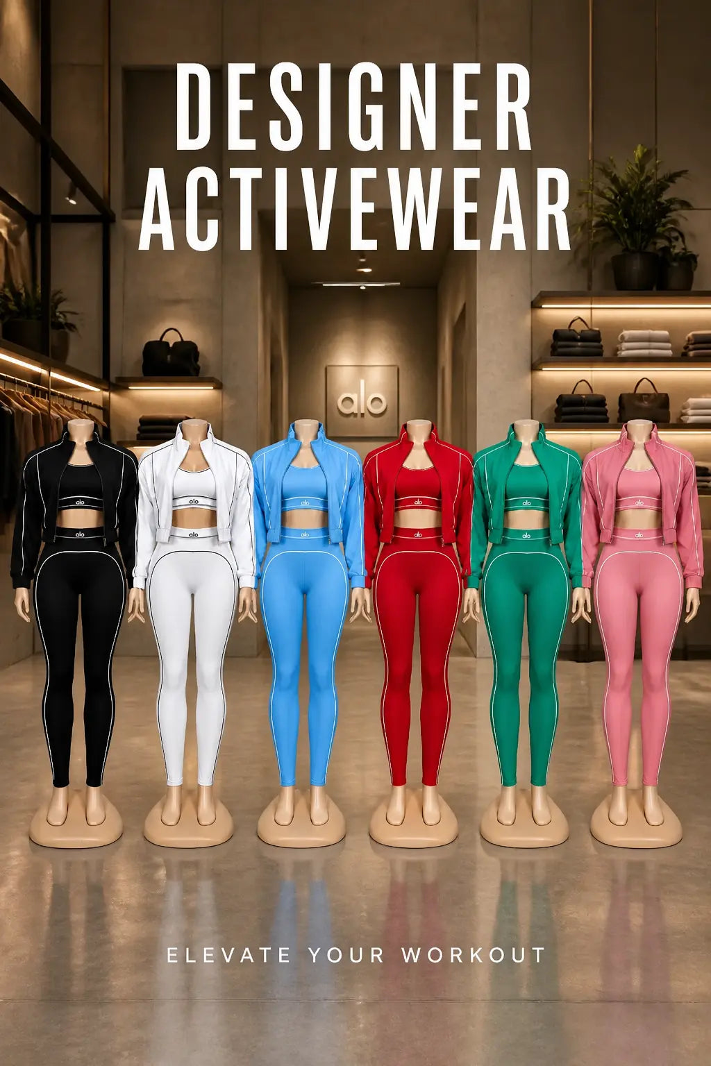 Designer Active Wear #6256 Mourimani Beauty & Accessories