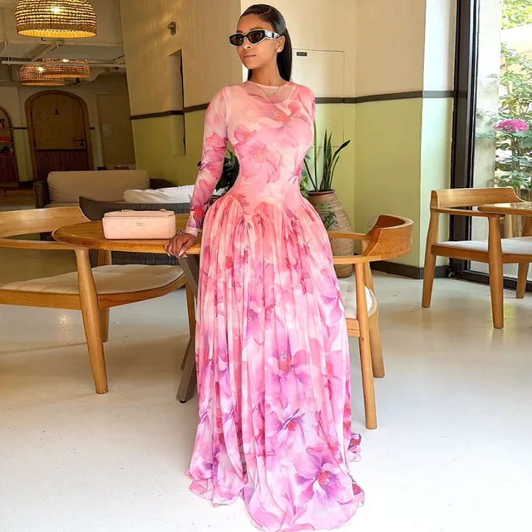 Pink Spring/Summer Maxi Dress *NEW*