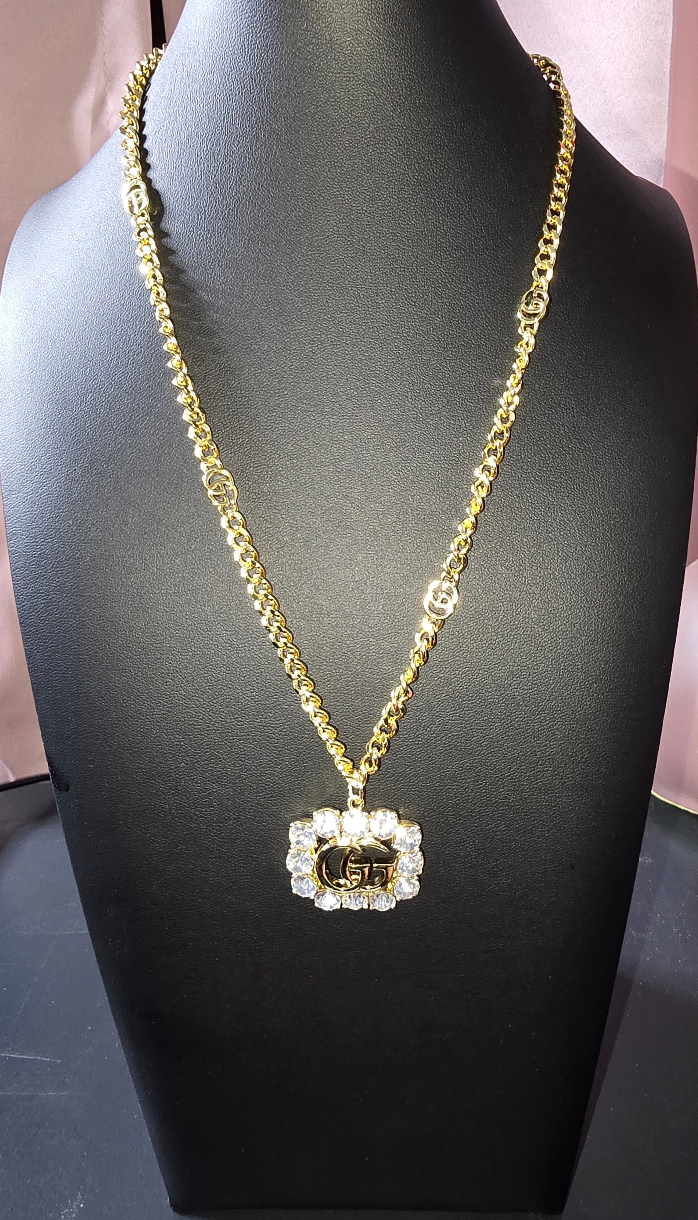 Gold bling GG Necklace - Mourimani Beauty & Accessories