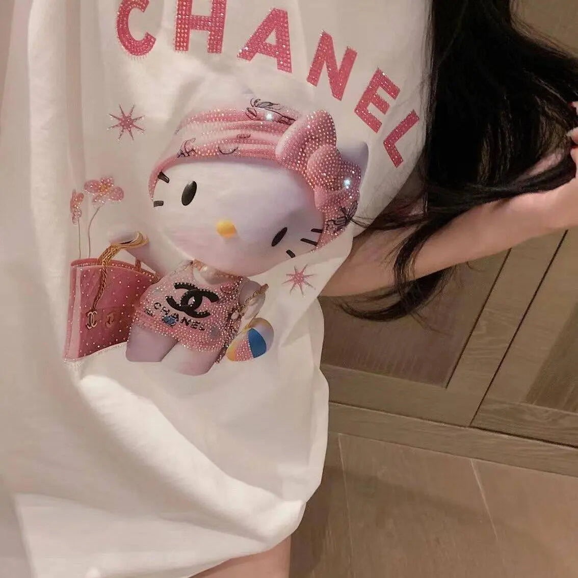 Designer T Shirts *NEW* Hello ๐บ Kitty Mourimani Beauty & Accessories