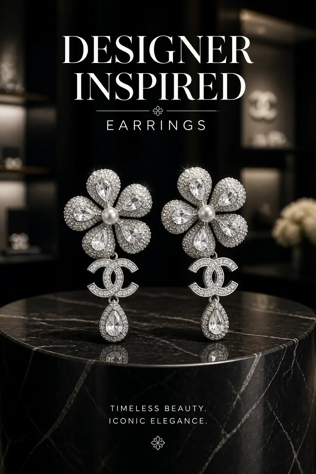 Designer Earrings *NEW* Mourimani Beauty & Accessories