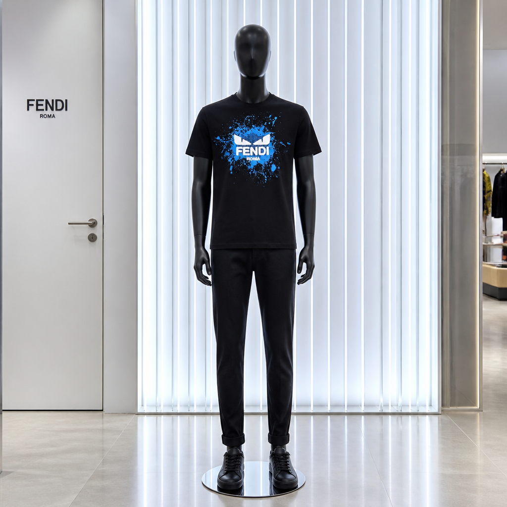 Designer Mens T-Shirts-Fendi *NEW*