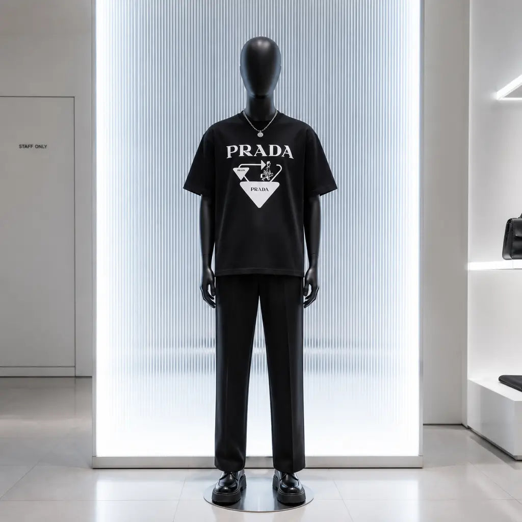 Designer Mens T-Shirts-Prada *NEW* Mourimani Beauty & Accessories