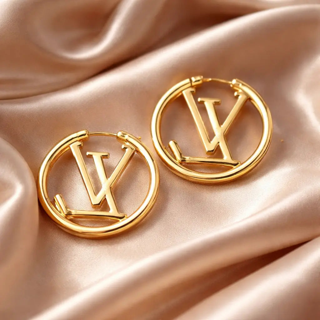 LV Hoops Medium 4CM Mourimani Beauty & Accessories