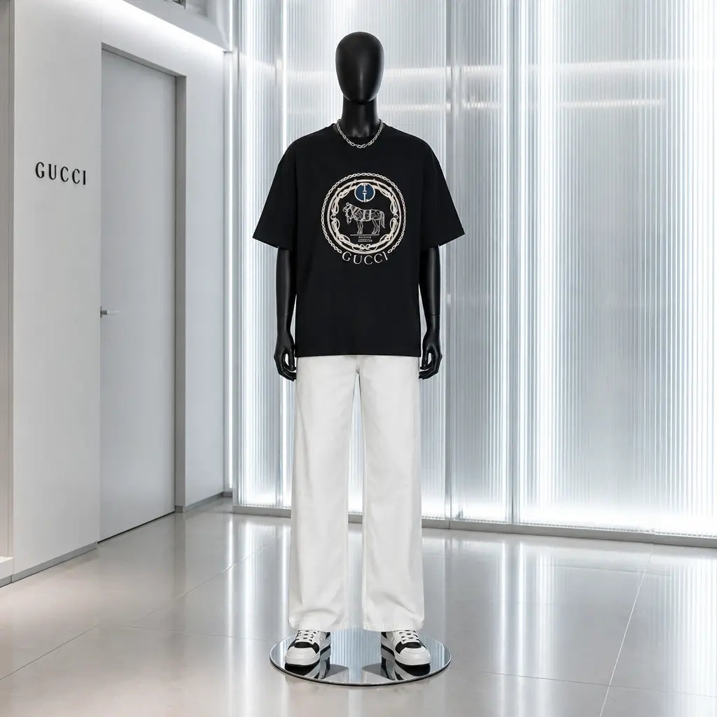 Designer Mens T-Shirts GG *NEW* Mourimani Beauty & Accessories