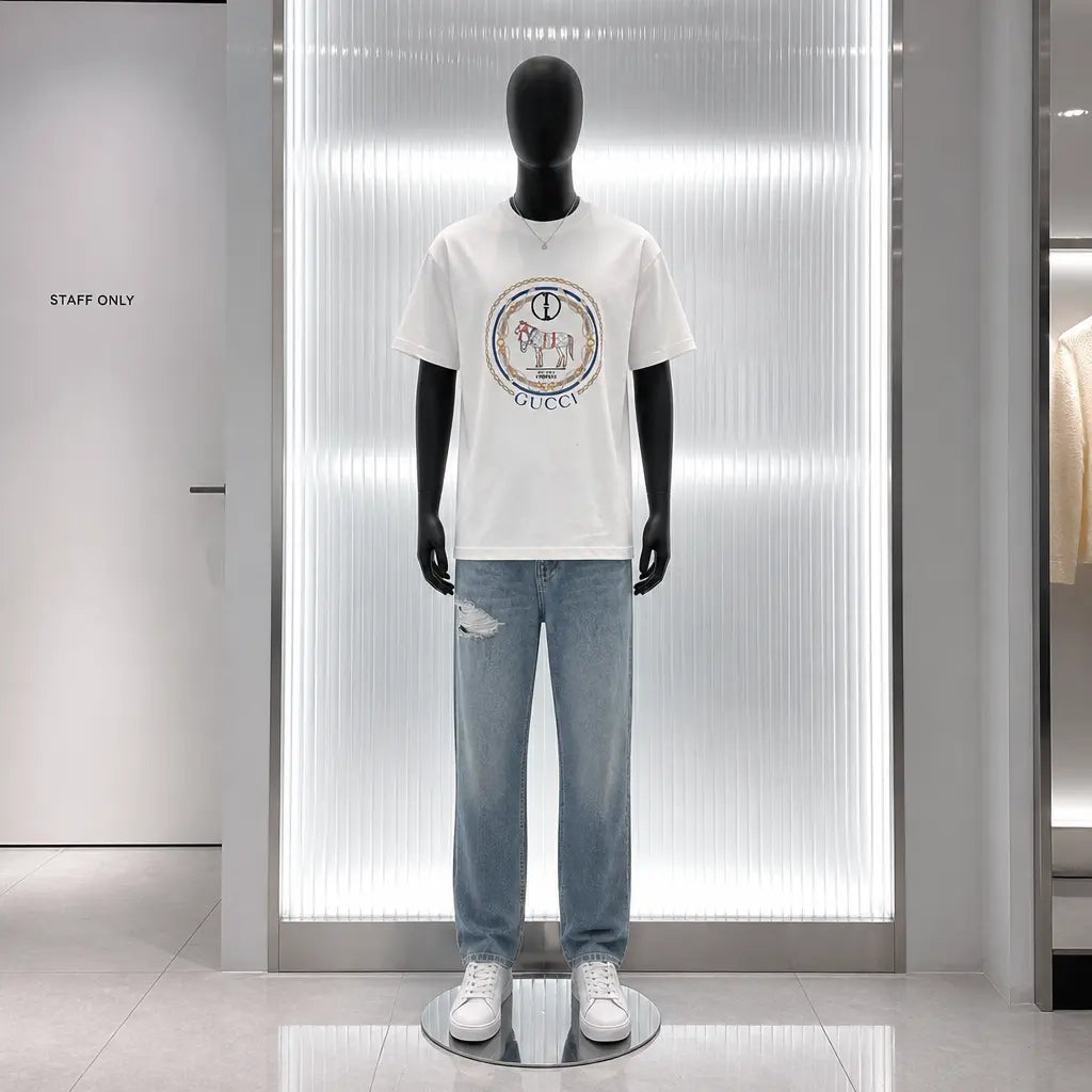 Designer Mens T-Shirts GG *NEW* Mourimani Beauty & Accessories