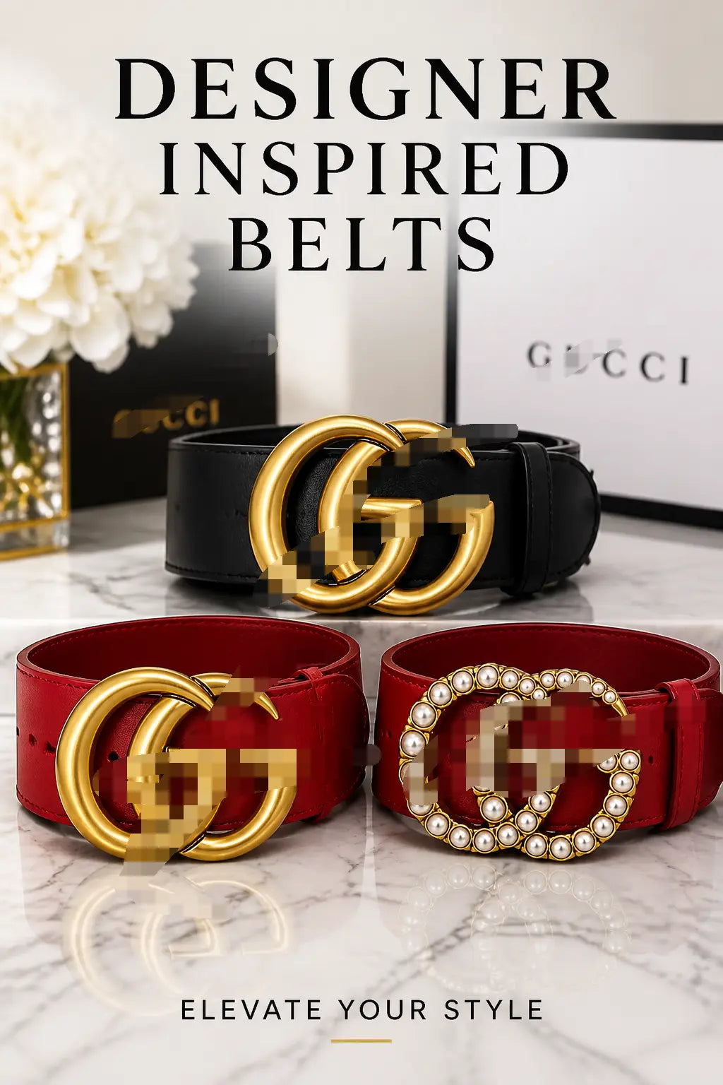 Designer Belts *NEW* Mourimani Beauty & Accessories