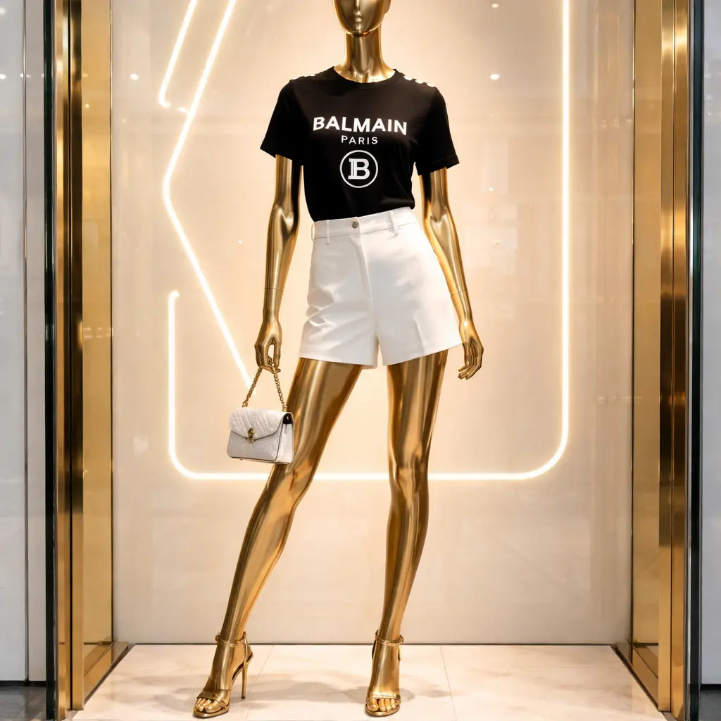 Designer T Shirts-Balmain *NEW* Mourimani Beauty & Accessories