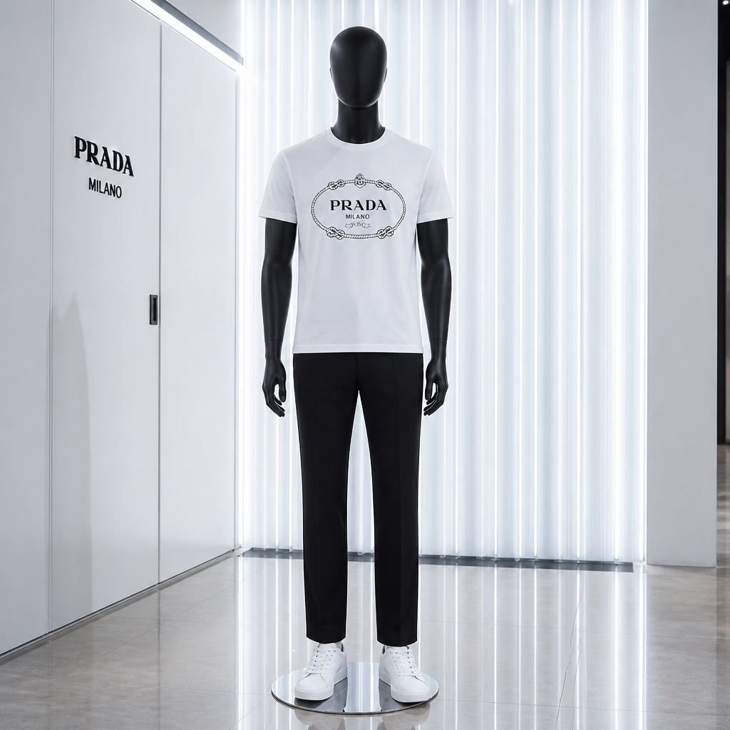 Designer Mens T-Shirts *NEW* Prada2