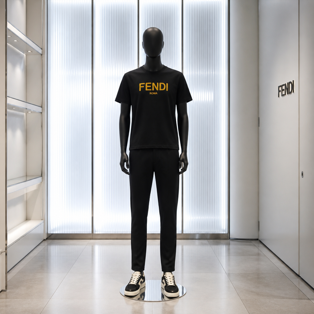 Designer Mens T-Shirts-Fendi Roma *NEW*