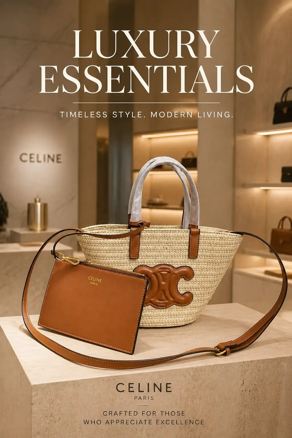 Designer Bags *NEW* ~LARGE~ Mourimani Beauty & Accessories