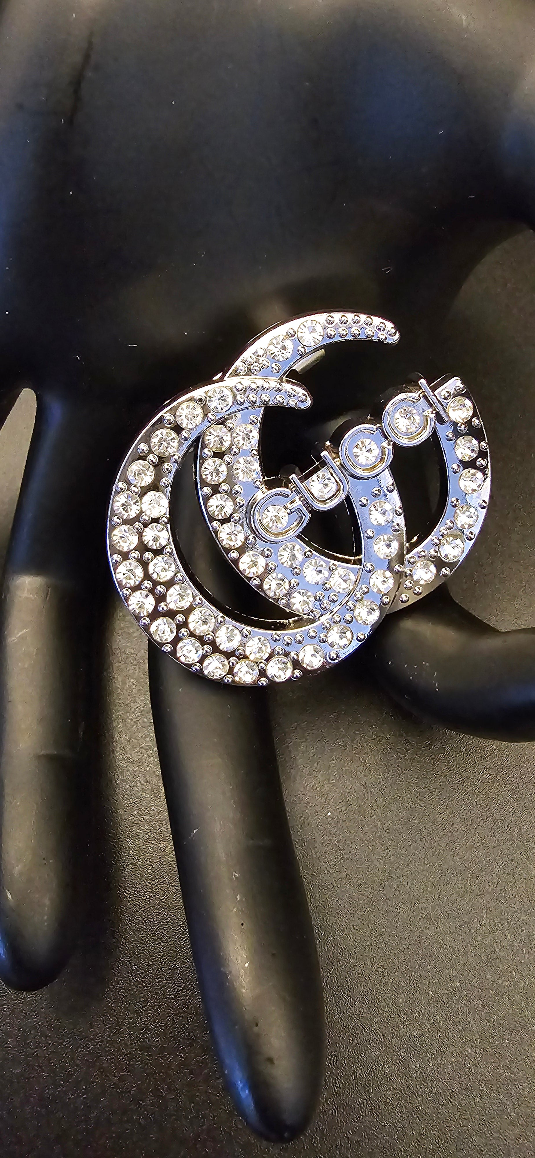 GG Bling brooch