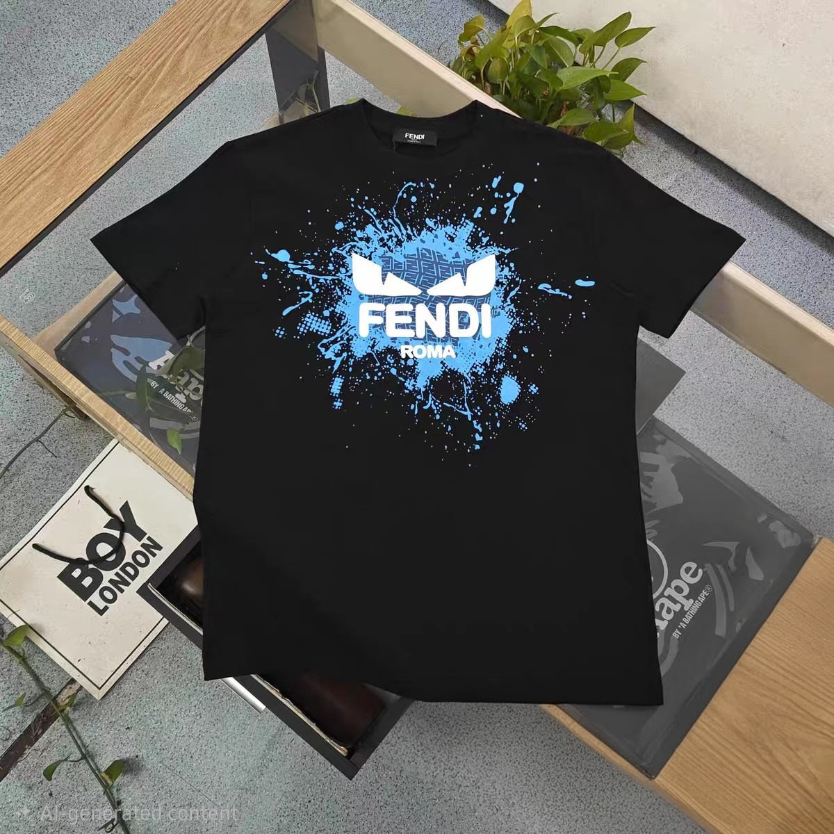 Designer Mens T-Shirts-Fendi *NEW*