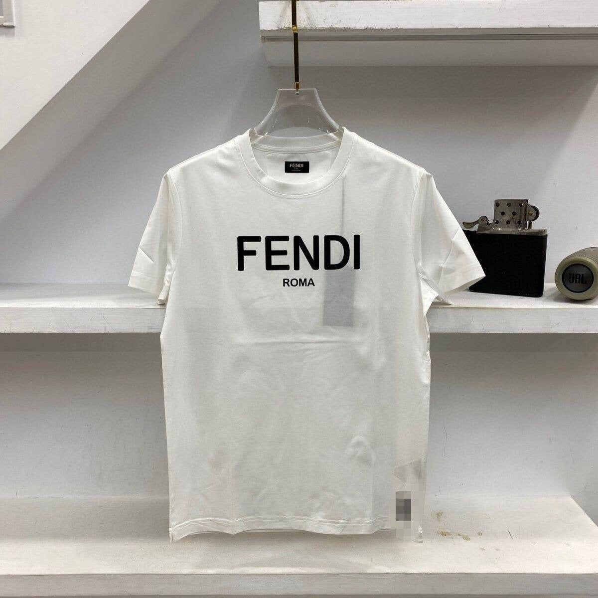 Designer Mens T-Shirts-Fendi Roma *NEW*