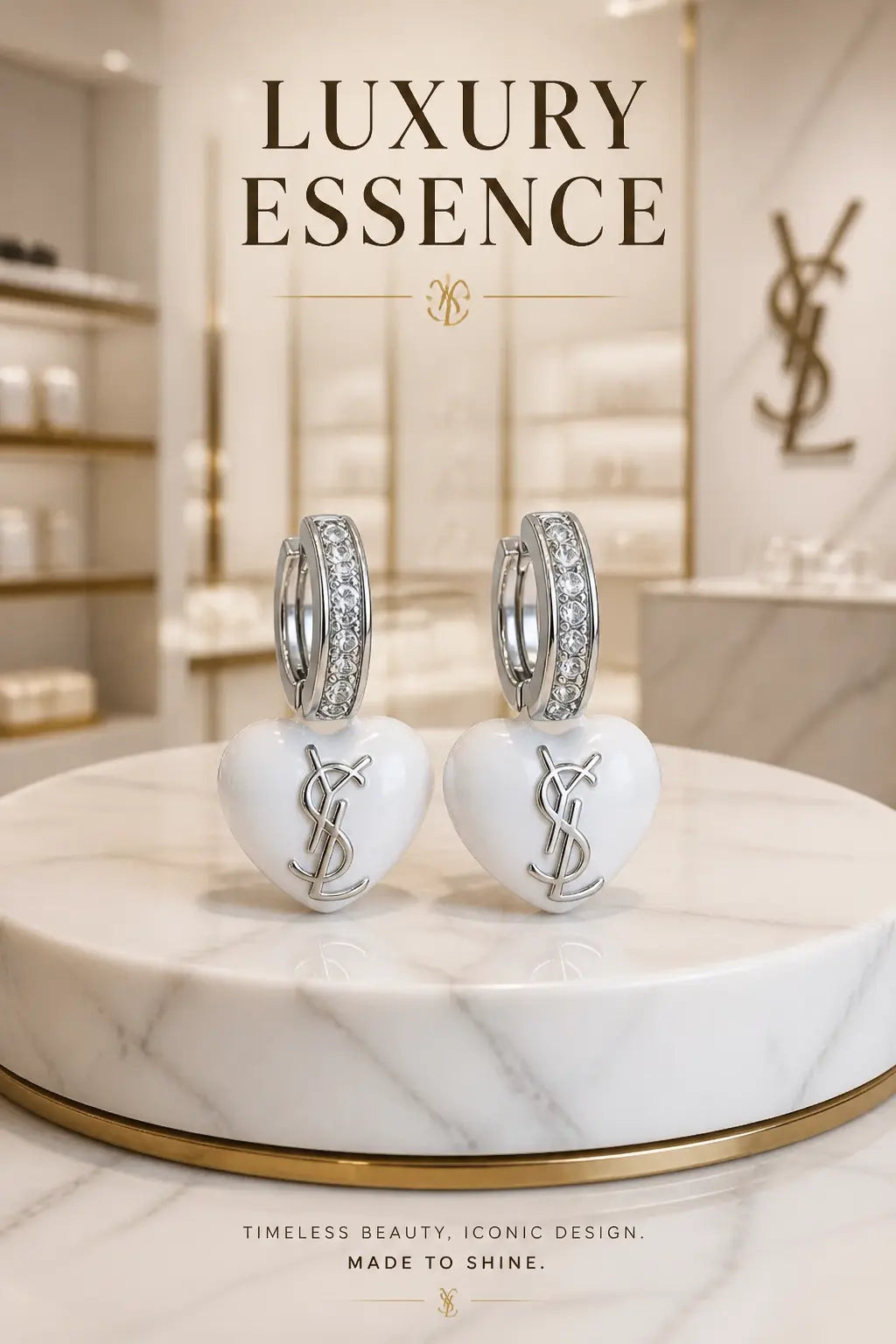 Designer Earrings ✨️NEW 🤍✨️ Mourimani Beauty & Accessories