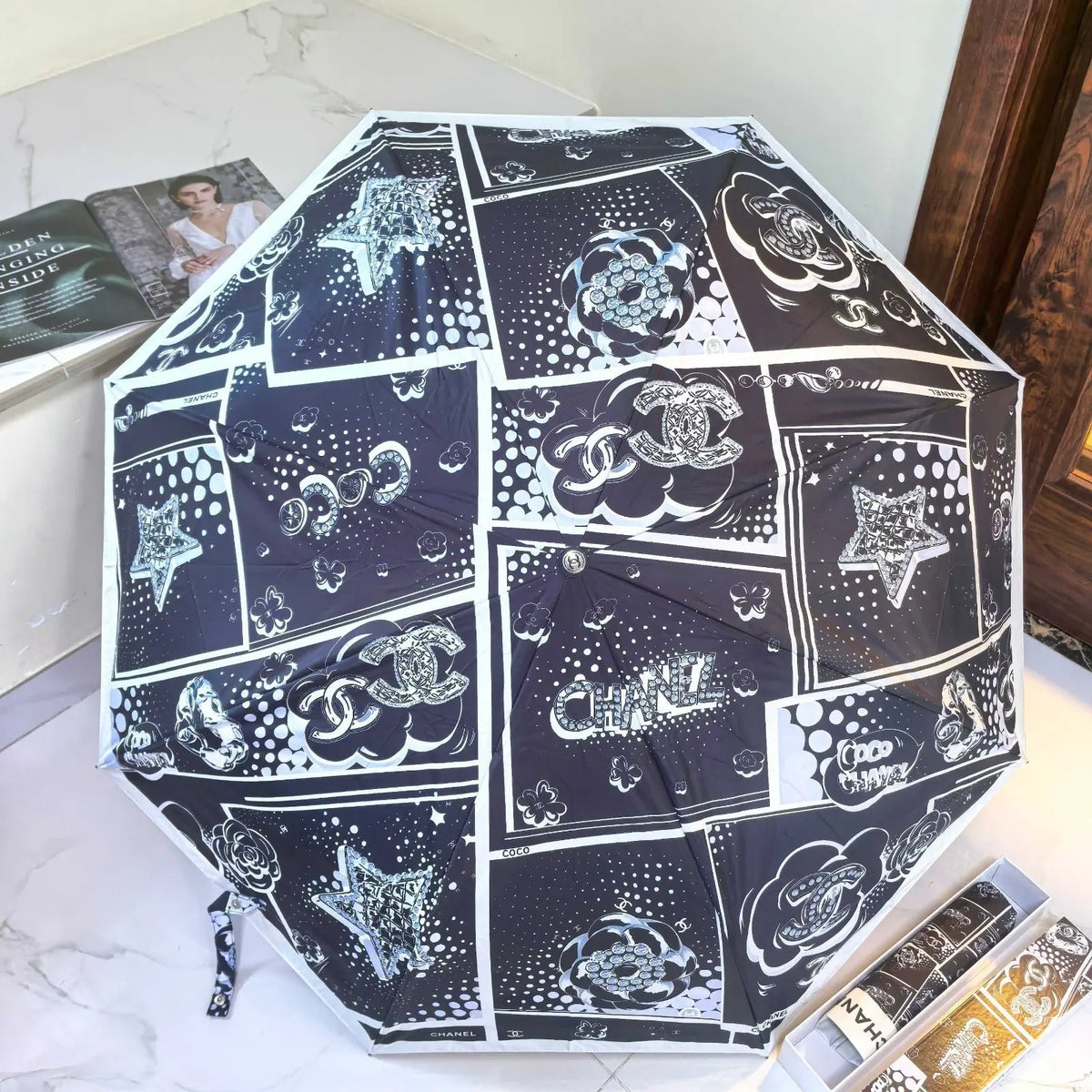 Designer Umbrellas ✨️NEW✨️ (Copy) Mourimani Beauty & Accessories
