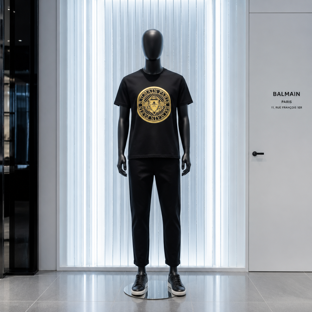 Designer Mens T-Shirts *NEW* Balmain