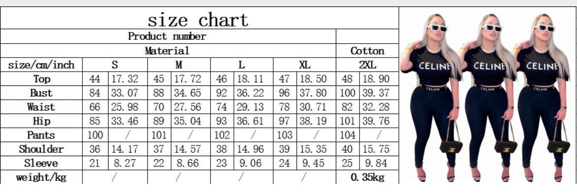 Designer Active Wear *NEW* #0021