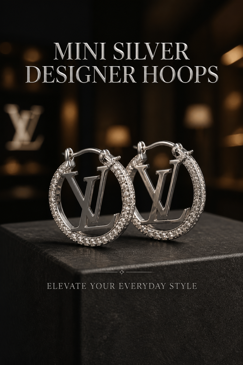 LV Hoops Extra SMALL-3CM (Copy) Mourimani Beauty & Accessories