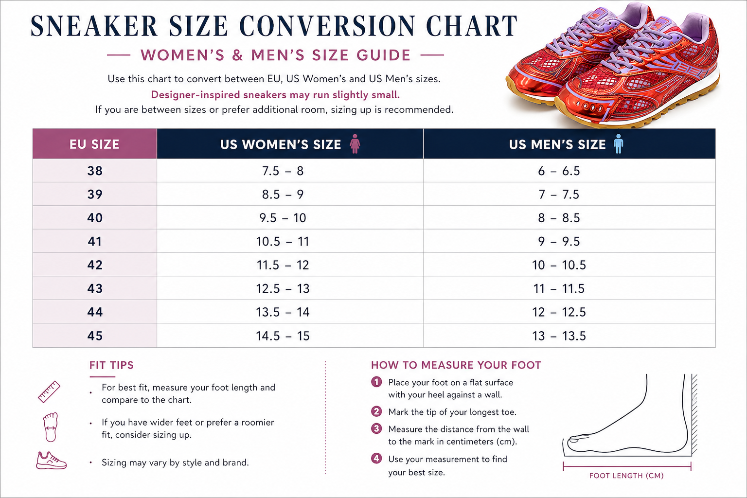 Designer Sneakers *NEW* Mourimani Beauty & Accessories