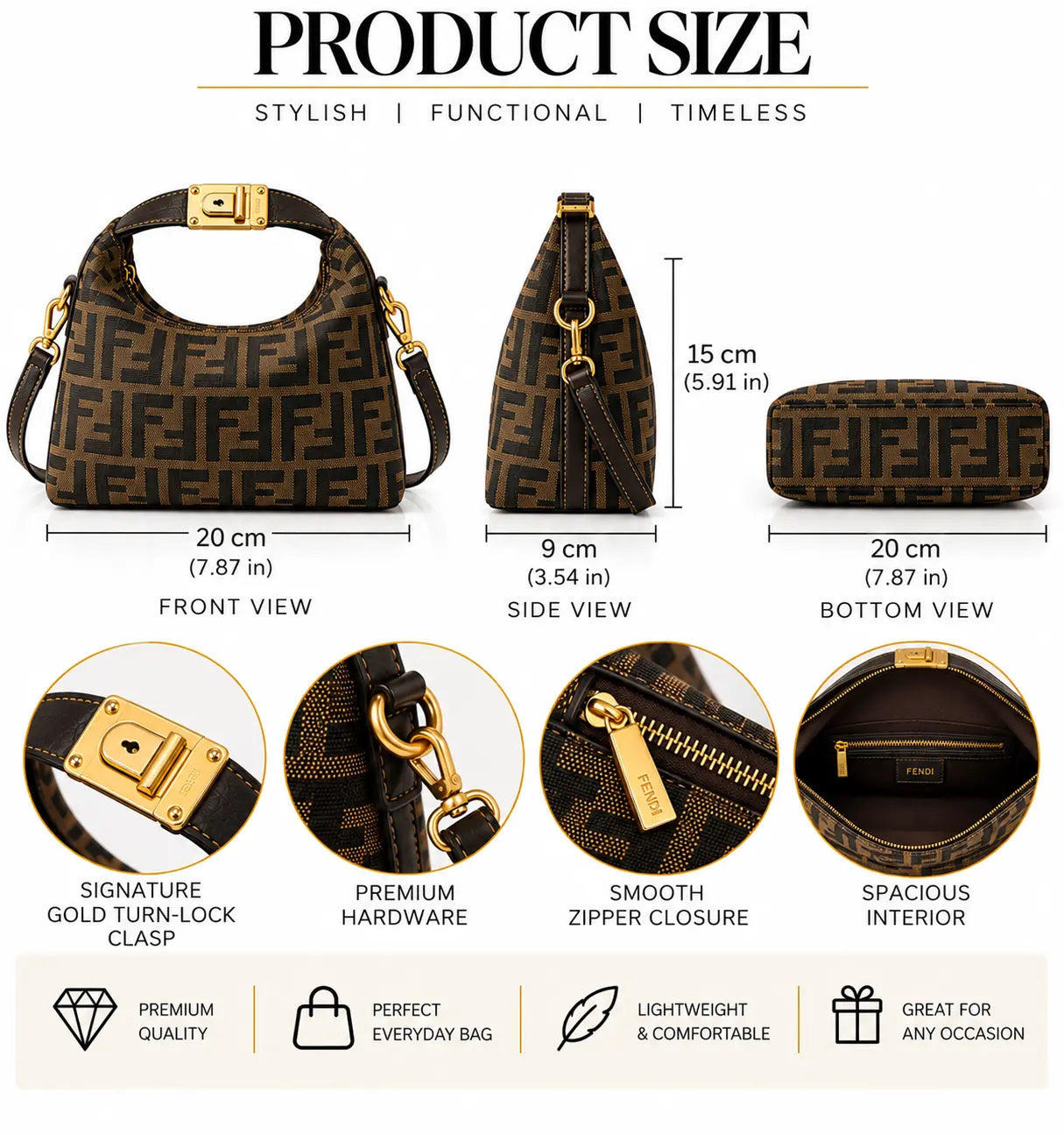 Designer Bags ~LARGE~ Mourimani Beauty & Accessories