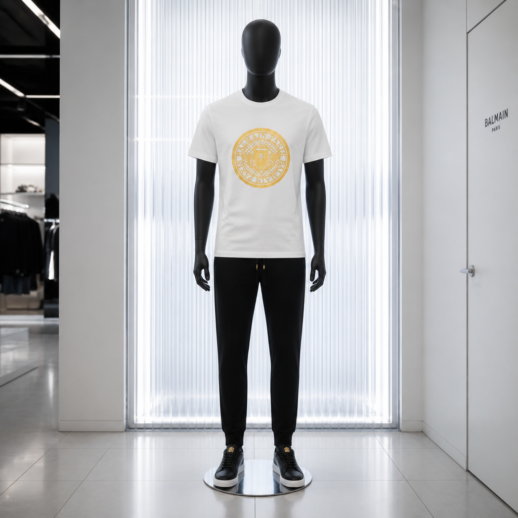 Designer Mens T-Shirts *NEW* Balmain
