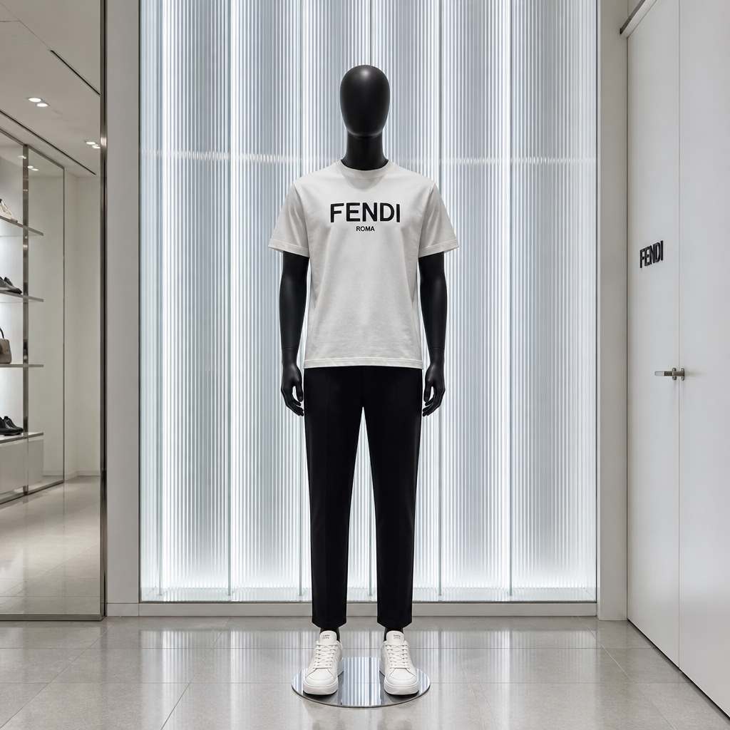 Designer Mens T-Shirts-Fendi Roma *NEW*