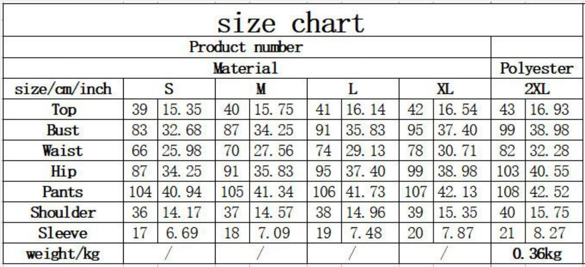 Active Wear #71638 *NEW*