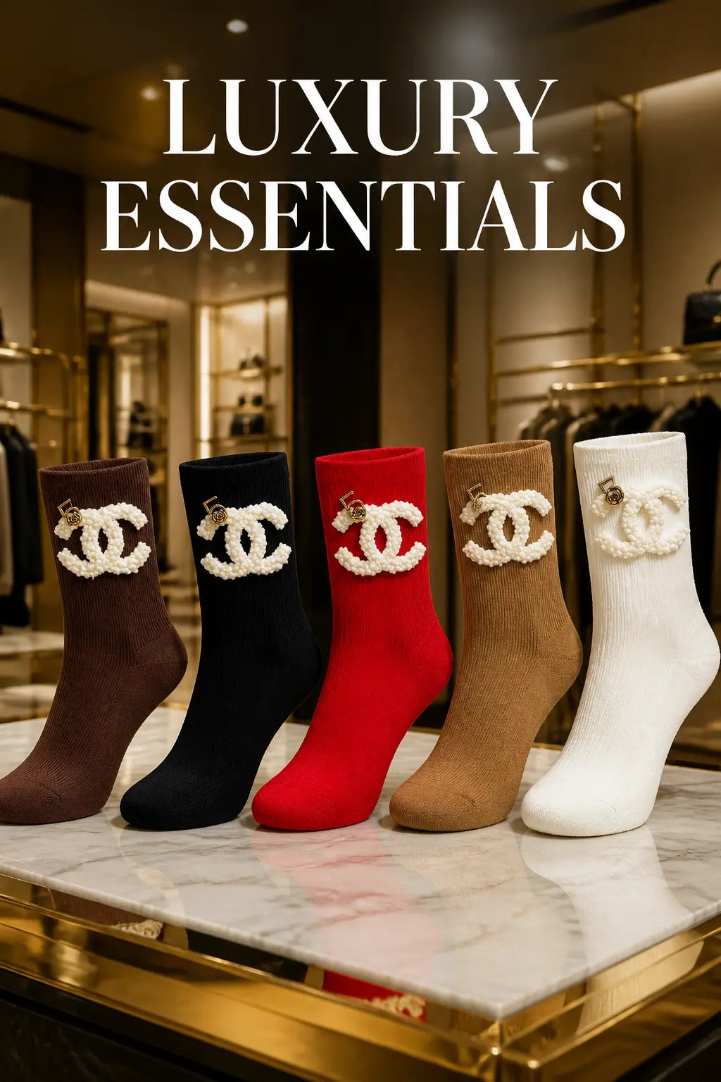 Premium Designer Socks *NEW* Mourimani Beauty & Accessories