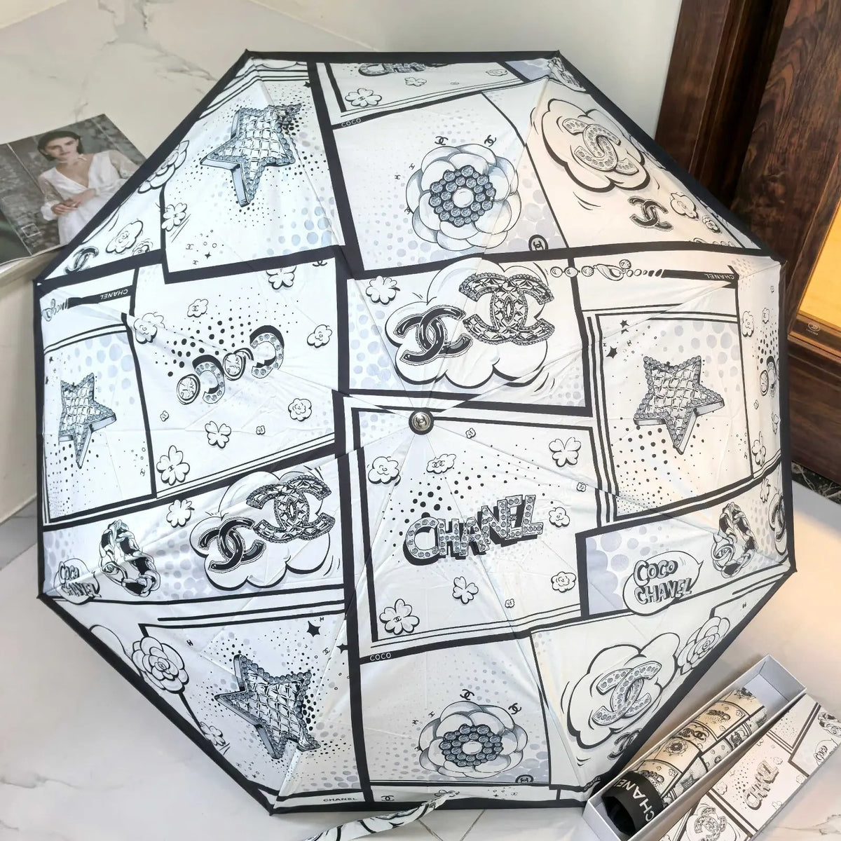 Designer Umbrellas ✨️NEW✨️ (Copy) Mourimani Beauty & Accessories