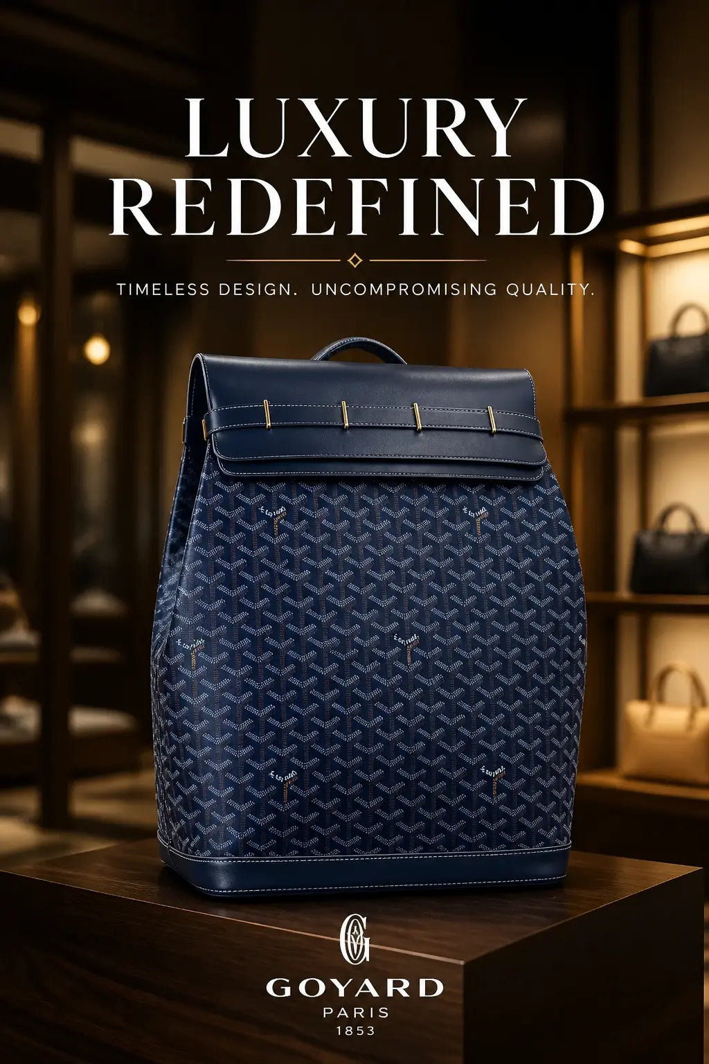 Luxury Inspired Backpack Mourimani Beauty & Accessories