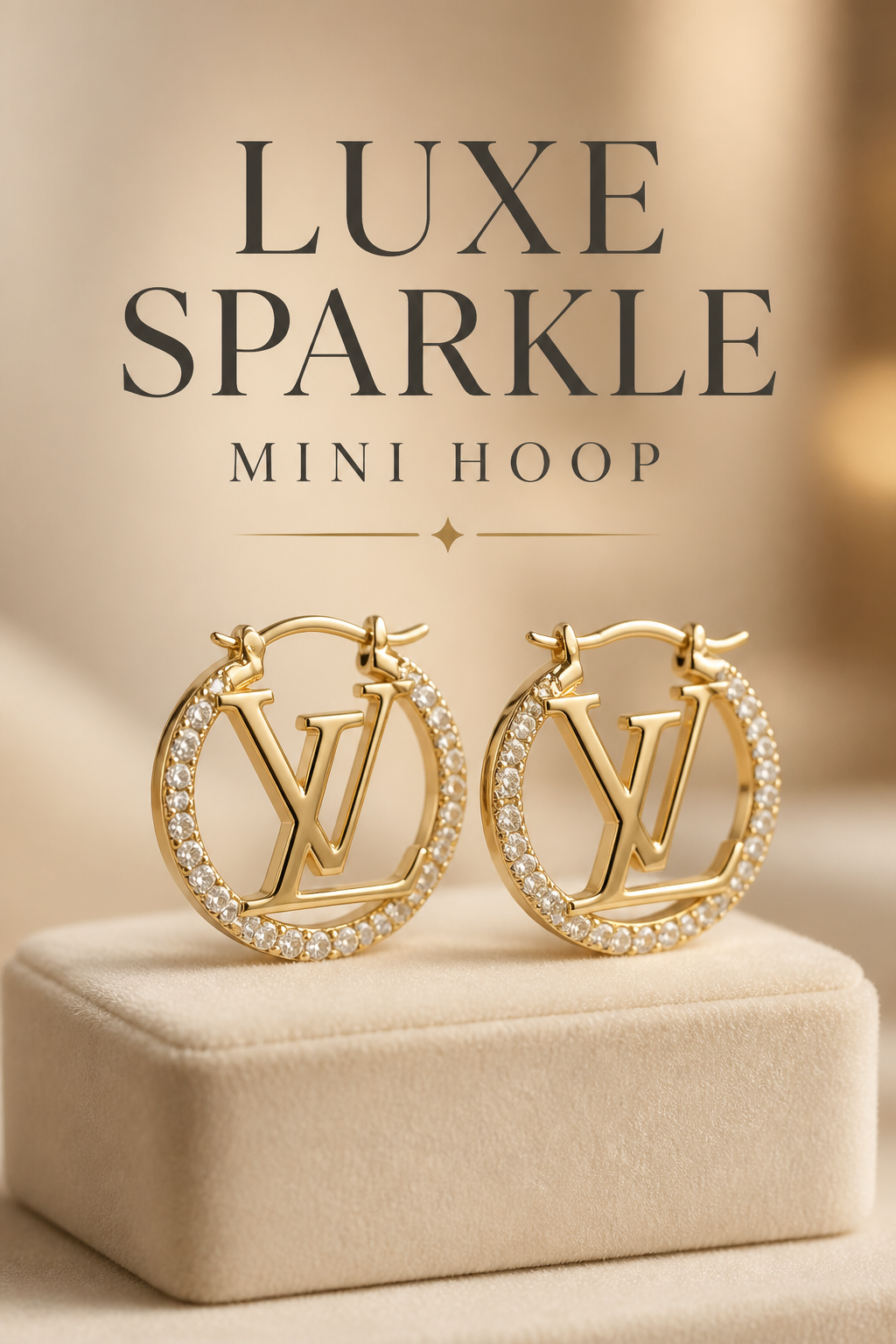LV Hoops Extra SMALL-3CM (Copy) Mourimani Beauty & Accessories